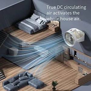 2024 new Laptop Bed With Cooling Portable Fans Rechargeable Rotating Usb Desk Fan Mini Multiple Function SilentVoice control