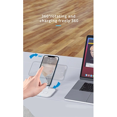 Factory 15W Metal Magnetic Mobile Phone Fast Charging Magic Circle Array Sublimation Wireless Chargers For phone For phone