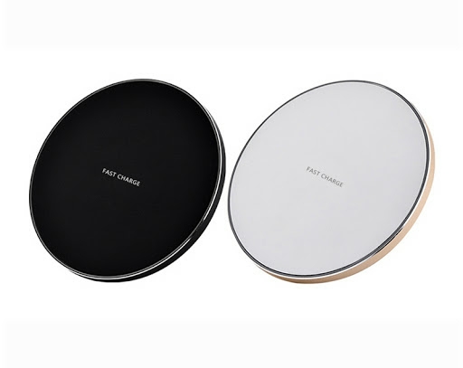 Super slim portable 10W round wireless charger for phone charging -HL4966
