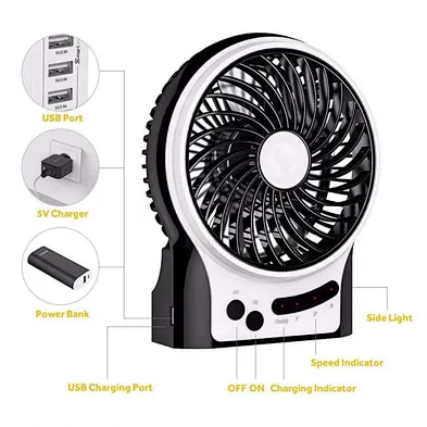 Cheap Rechargeable Battery Portable And Personal MiNi USB Table Fan