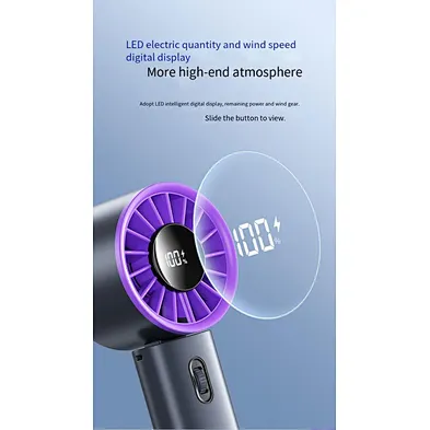 2024 Mini Wearable USB Rechargeable Fan - Long-Lasting Battery Portable Lightweight Powerful Wind
