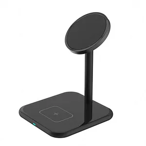 Factory 15W Metal Magnetic Mobile Phone Fast Charging Magic Circle Array Sublimation Wireless Chargers For phone For phone