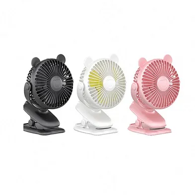Portable Cordless Fan with Clip Air Cooling Computer USB Rechargeable Battery Mini Stroller Fan Customized OEM Table for Prams