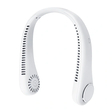 Mini Neck Fan Portable Bladeless Hanging Neck 600mAh Rechargeable Air Cooler 3 Speed Mini Summer Sports Fans