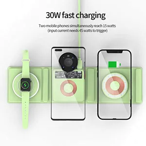 High Quality 4 in 1 wireless charger fast Charging with OEM
