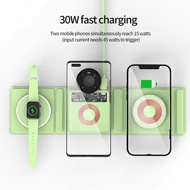 High Quality 4 in 1 wireless charger fast Charging with OEM