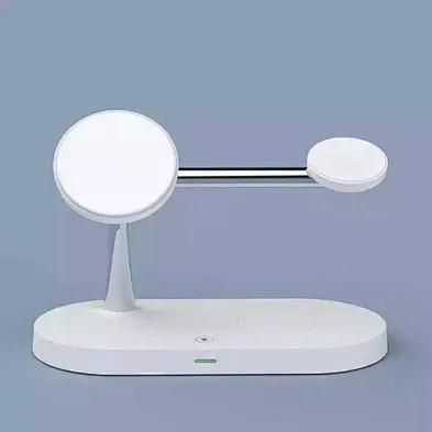 2024 Newest stand 15w 3 in 1 wireless charger dock station charging foldable magnetic fowith OEM