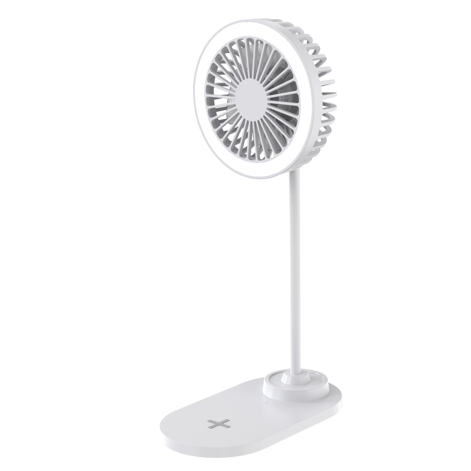 2024 multifunction wireless charger Table Qi Magnetic Wireless Charger With Fan 2 in 1 with light