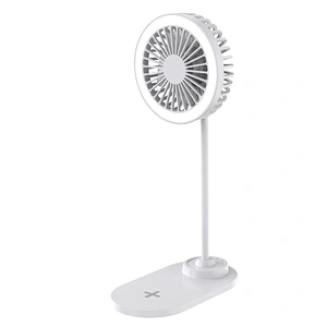 2024 multifunction wireless charger Table Qi Magnetic Wireless Charger With Fan 2 in 1 with light