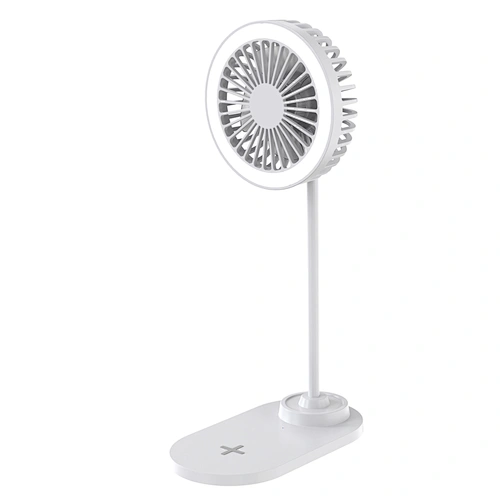 2024 multifunction wireless charger Table Qi Magnetic Wireless Charger With Fan 2 in 1 with light