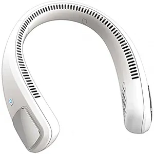 Personal Summer Portable Wearable Charging Design With Three Speed Neck Fan Air Cooler Hands-Free Wearable Design