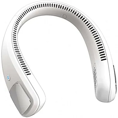 Personal Summer Portable Wearable Charging Design With Three Speed Neck Fan Air Cooler Hands-Free Wearable Design