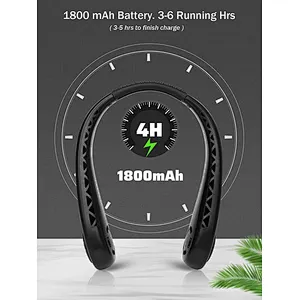 Summer Hot Sale Bladeless Neck Fan Rechargeable Mini Cooler Hanging Portable Fan