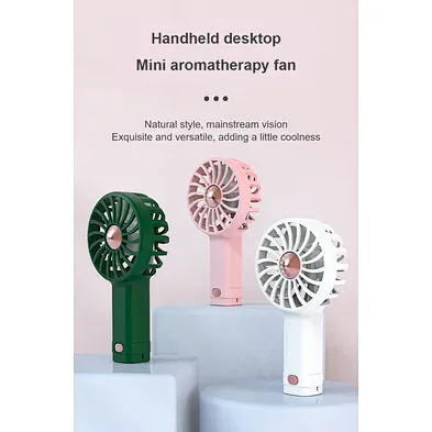 Mini Cool Portable Handheld Rechargeable Usb Desktop Green For Summer Mute Personal Small High Quality Hand Hold Minin Fan