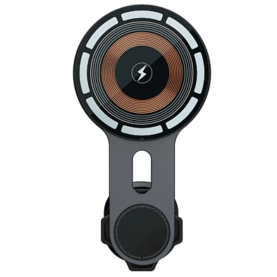 2024 new car wireless charger transparent 15W Magnetic Wireless Car Charger