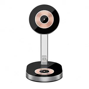 High quality transparent Charger Magnetic 2024 3 In 1 Wireless Charging Stand And Holder wireless charger