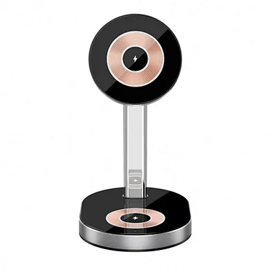 High quality transparent Charger Magnetic 2024 3 In 1 Wireless Charging Stand And Holder wireless charger