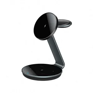 2024 Newest 3 in 1 wireless charger fast charging stand for iphone 3 in 1 station with OEM