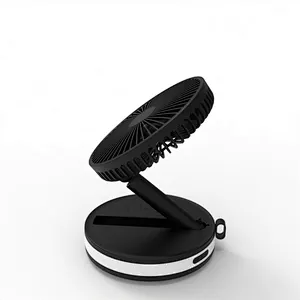 New waist hanging fan portable multi-functional hanging neck fan outdoor LED flashlight removable charging bank