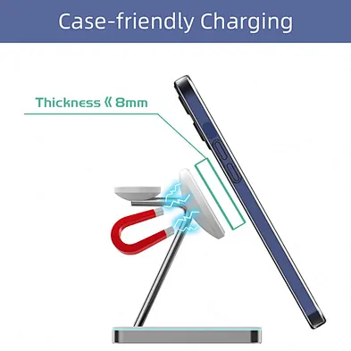 New Arrivals Multi-function Wireless Charging 6 in 1 Magnetic  Wireless Charger for phoneand Smart Watch wireless charger