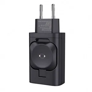 2024 high quality wireless charger Portable For Smart Watch 2 In 1 Magnetic Wireless Charger
