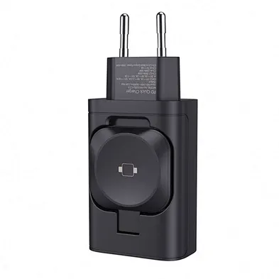 2024 high quality wireless charger Portable For Smart Watch 2 In 1 Magnetic Wireless Charger