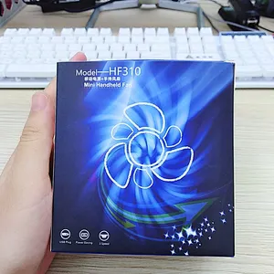 2024 Hot sale mini handheld fan rechargeable personal black portable pocket chill handheld electric battery powered mini fan