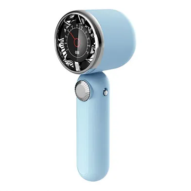 2024 New Desktop Mini Portable violent bladeless turbine high speed small handheld fan speed LED intelligent digital display