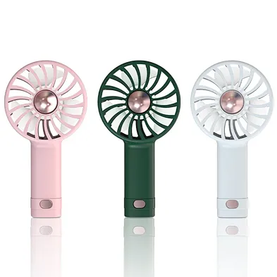 Mini Cool Portable Handheld Rechargeable Usb Desktop Green For Summer Mute Personal Small High Quality Hand Hold Minin Fan