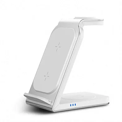 2024 aluminum alloy wireless charger 15W Charger Pad For phone 15 3 In 1 Smart Magnetic Wireless Charging Stand