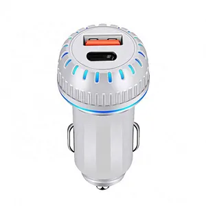 Best Sellers 2022 Dual Port Fast USB Car Charger 3.1A Quick Charging Mini USB C Car Charger Adapter for phone