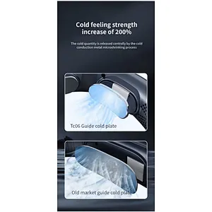 2024 NEW multifunction Air Portable Hanging Bladeless Heating And Cooling ICE compress Neck Fan