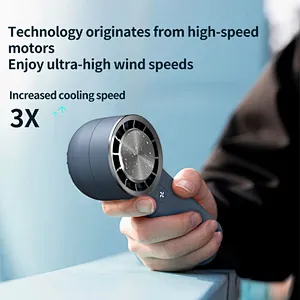 2024 New Handheld Fan Usb Portable Cooling Fan  Outdoor Rechargeable Sport Semiconductor Fan