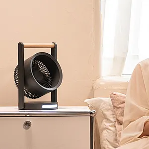 2024 high quality Desk Led Lamp Portable Fans Usb Rechargeable Rotating With Le Camping Fan Long Battery