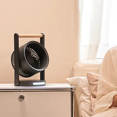 2024 high quality Desk Led Lamp Portable Fans Usb Rechargeable Rotating With Le Camping Fan Long Battery
