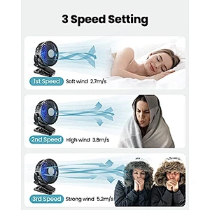 16 Inch 110-220V Air Cooling 3 Speed Choosable Swing With Digital Display Oscillating Wall Mounted Fan