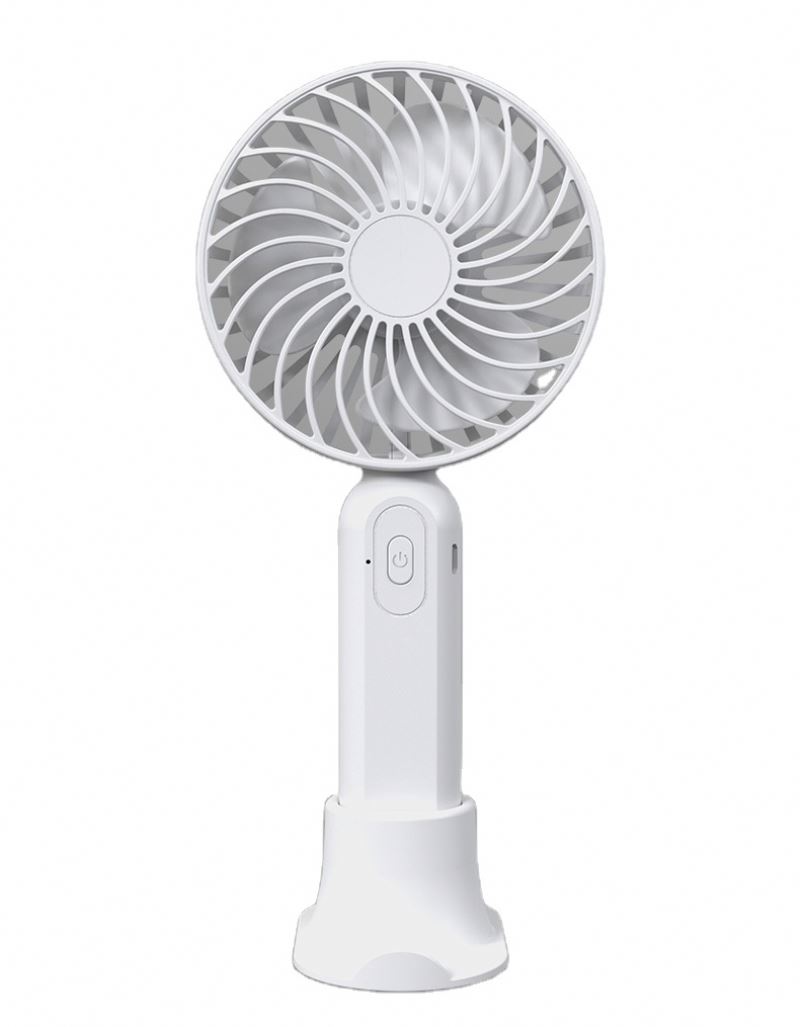 JEDI Rechargeable Mini Stand Fans Office Portable Handheld USB Table Top Fan with Phone Holder Base