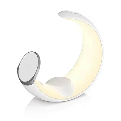 2024 new Unique design in the shape of the moon 20W 3 In 1 Magnetic Wireless Charger Stand For phone with night light