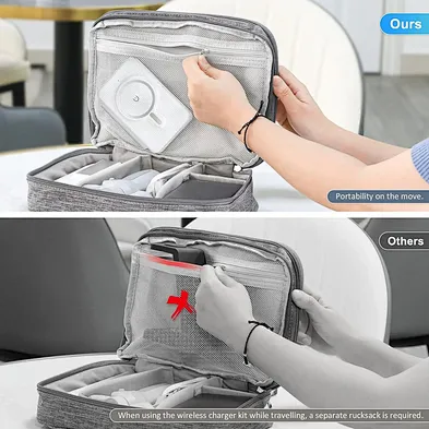 2023 new product qi wireless charging Multifunction 3 In 1 15W Qi Fast Charging High Quality Portable Wireless Charger