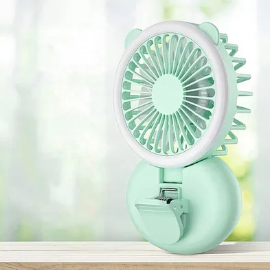 Portable Personalised Led Custom Message Handheld Mini Fan