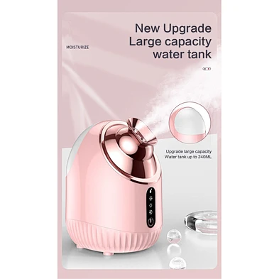 Face Nano Home Use Beauty Equipment Portable Spa Mist Sprayer Hot And Cold 2 In1 Multifunction Ionic Deeply Facial Steamer