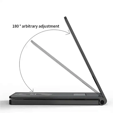 JEDI Desktop Phone Stand Holder T05 Transparent 3 in 1 Wireless Charger Magnetic Foldable Charging Station