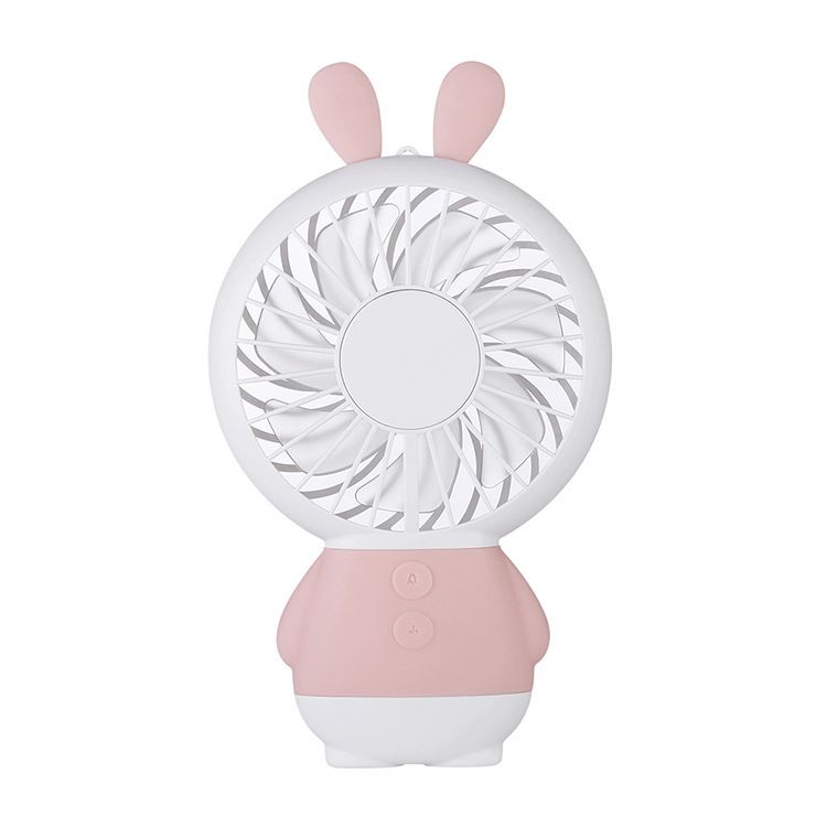 Cute Rabbit Ear Outdoor Travel Small Volume Portable Usb Mini Desktop Electric Handheld Fan
