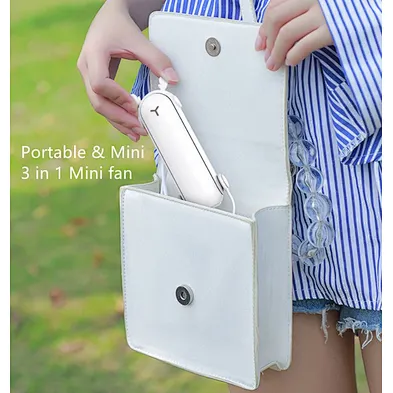 phone Mini Handheld Rechargeable Battery Usb Handy Personalized Pocket Foldable Outdoor Small Portable Fans