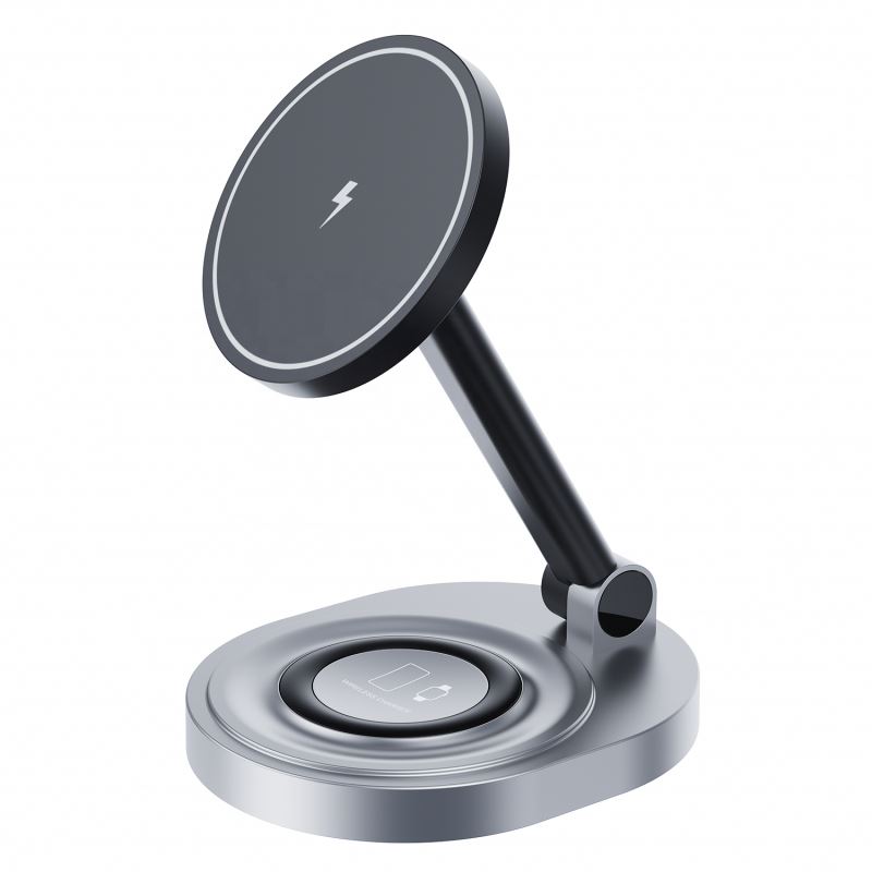 High-quality Magnetic Folding 2 In 1 Wireless Charger for Phone