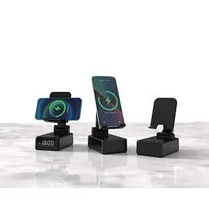 3 In 1 Phone Bt Oem Wireless Speaker With Wireless Charger With charging