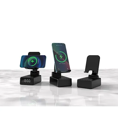 3 In 1 Phone Bt Oem Wireless Speaker With Wireless Charger With charging