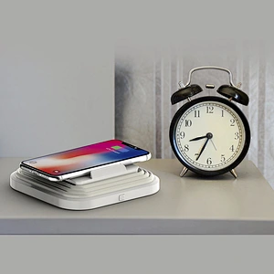 2024 hot sale collapsible magnetic Light Night 10W Phone Stand Desk Led Wireless Charger With Rgb Lights