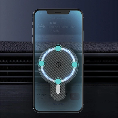 2 in 1  Magnetic Car Wireless Charger fast charging