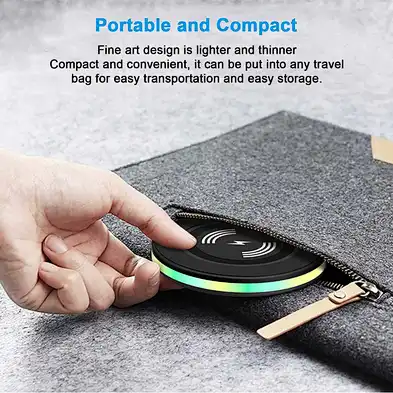 2024 15W Fast Charging Wireless Charger Pad Phone Charging Station for multifunction multifunction wireless charger